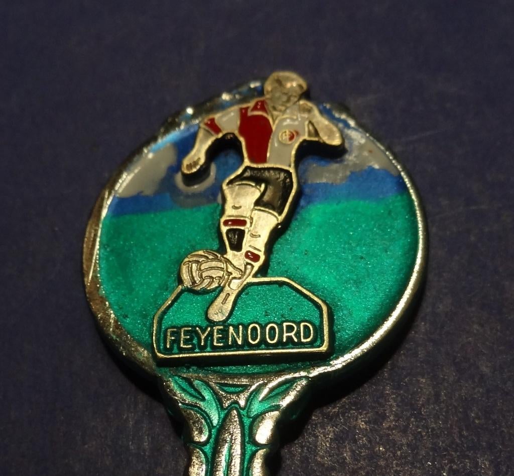 Feyenoord Voetbal Speler Thee Lepel no uuuyyy1, Verzenden, Gebruikt, Feyenoord, Overige typen