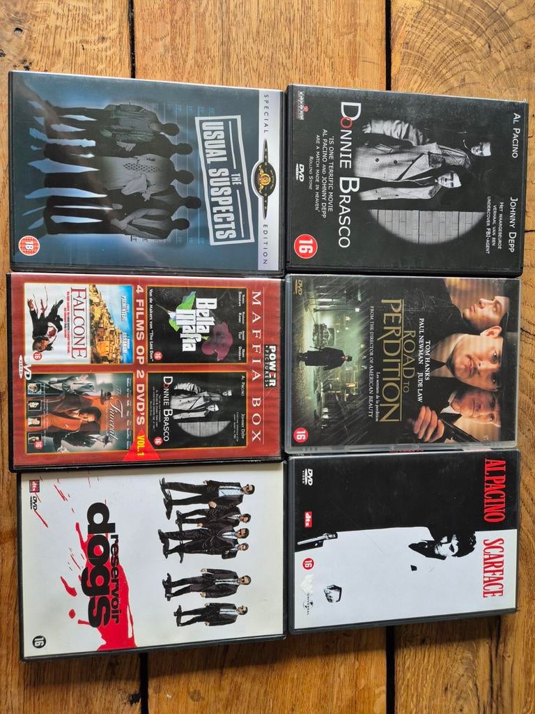 Maffia Film Collectie DVD - 9 Films (Al Pacino, Depp), Ophalen of Verzenden