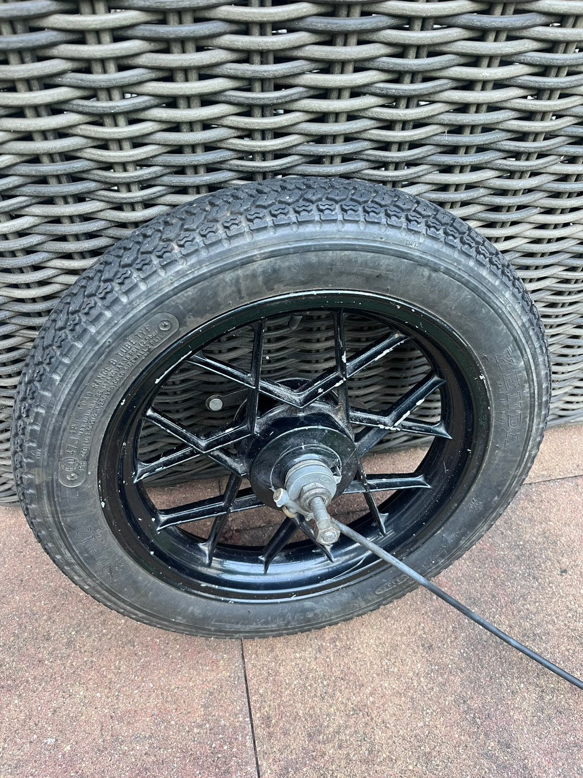 🟥 Compleet Zwart Voorwiel Gilera Citta 🟥, Fietsen en Brommers, Brommeronderdelen | Snorfietsen, Ophalen of Verzenden, Gebruikt