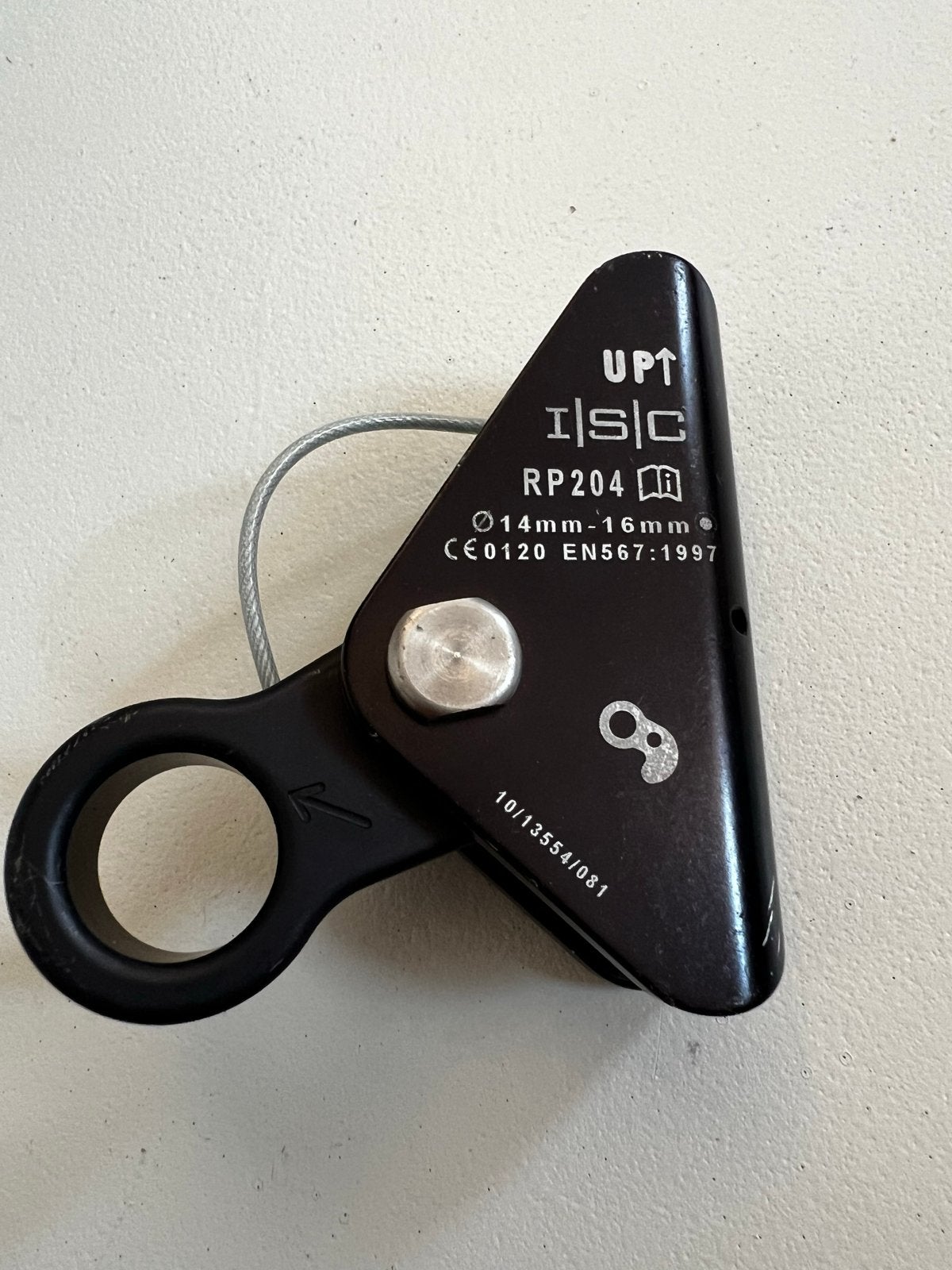 ISC RP204 Klimsport klimbeveiliging, Ophalen, Zo goed als nieuw, Klimsport-accessoire