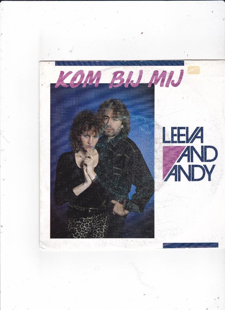 Single Leeva & Andy - Kom bij mij, Ophalen of Verzenden, Gebruikt, 7 inch, Nederlandstalig