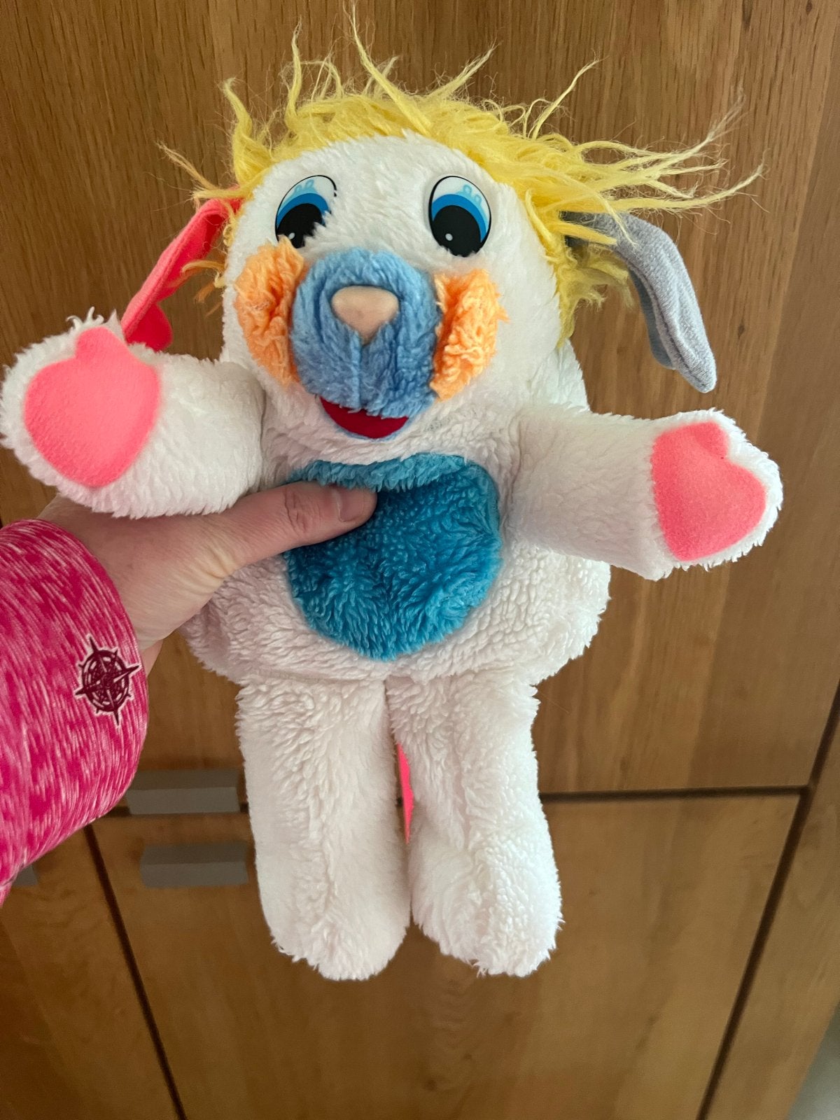 Puffbal Poplle Vintage Jaren '80 Knuffel Poppel - Zeldzaam, Ophalen, Gebruikt, Overige merken, Overige karakters
