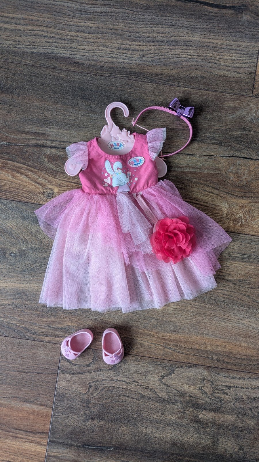 Baby Born verjaardags jurk setje, Kinderen en Baby's, Ophalen of Verzenden, Zo goed als nieuw, Babypop