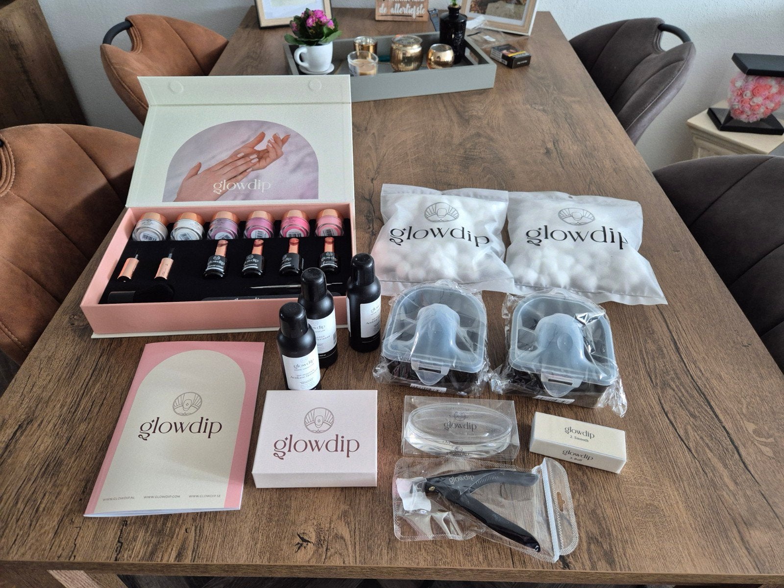 Glowdip nieuwe complete starterspakket en veel extra's, Sieraden, Tassen en Uiterlijk, Uiterlijk | Cosmetica en Make-up, Overige kleuren