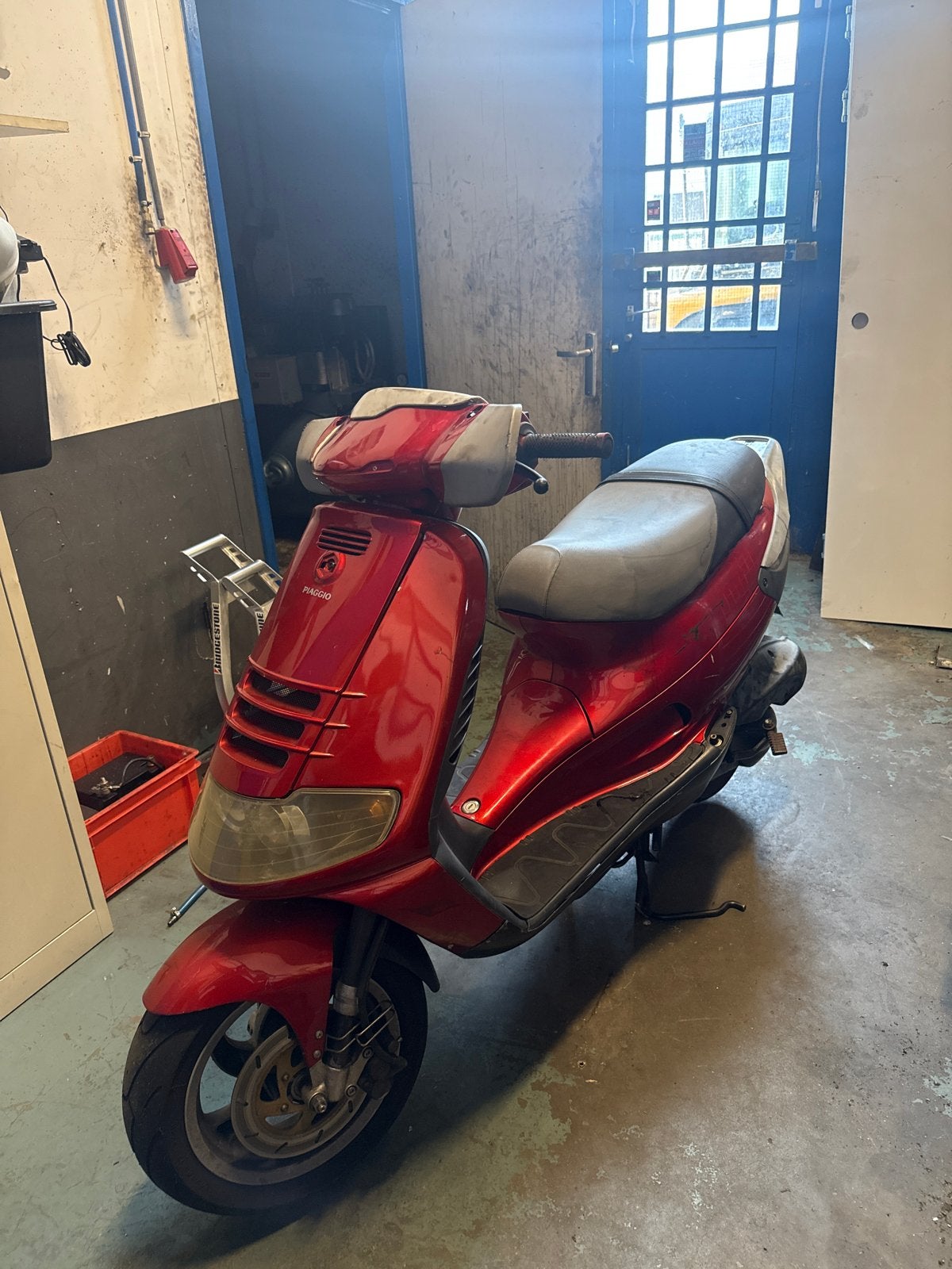 Piaggio skipper LX125 Scooter - Rood, Gebruikt, Ophalen, Gebruikt, Maximaal 45 km/u, NRG