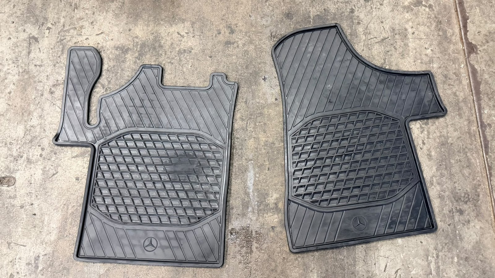 Originele Mercedes Vito rubberen matten 2003-2014, Ophalen of Verzenden, Gebruikt