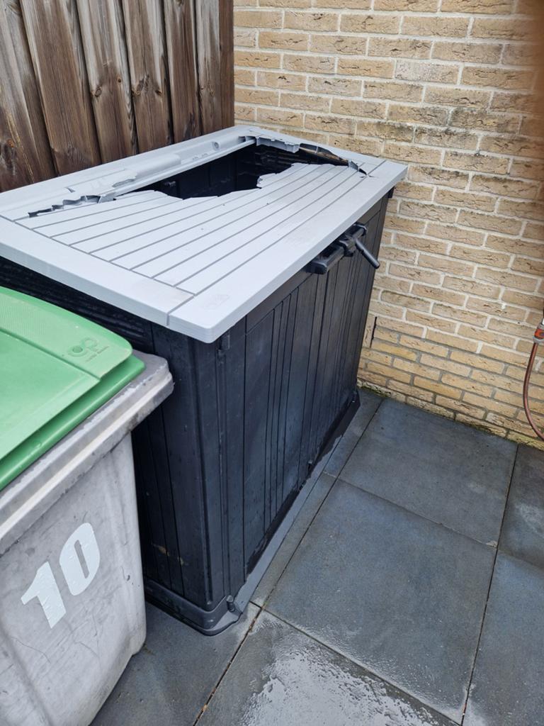 Keter Opbergbox Store it out Max (beschadigd), Ophalen of Verzenden, Gebruikt, Kunststof, Overige typen