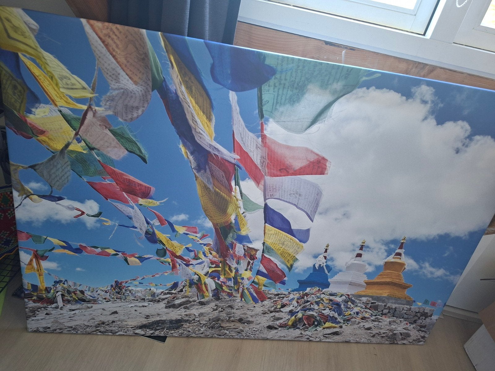 canvas schilderij Nepal, Ophalen