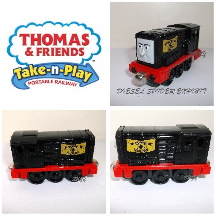 Thomas de Trein Take n Play Diesel Spider Exhibit, Ophalen of Verzenden, Gebruikt