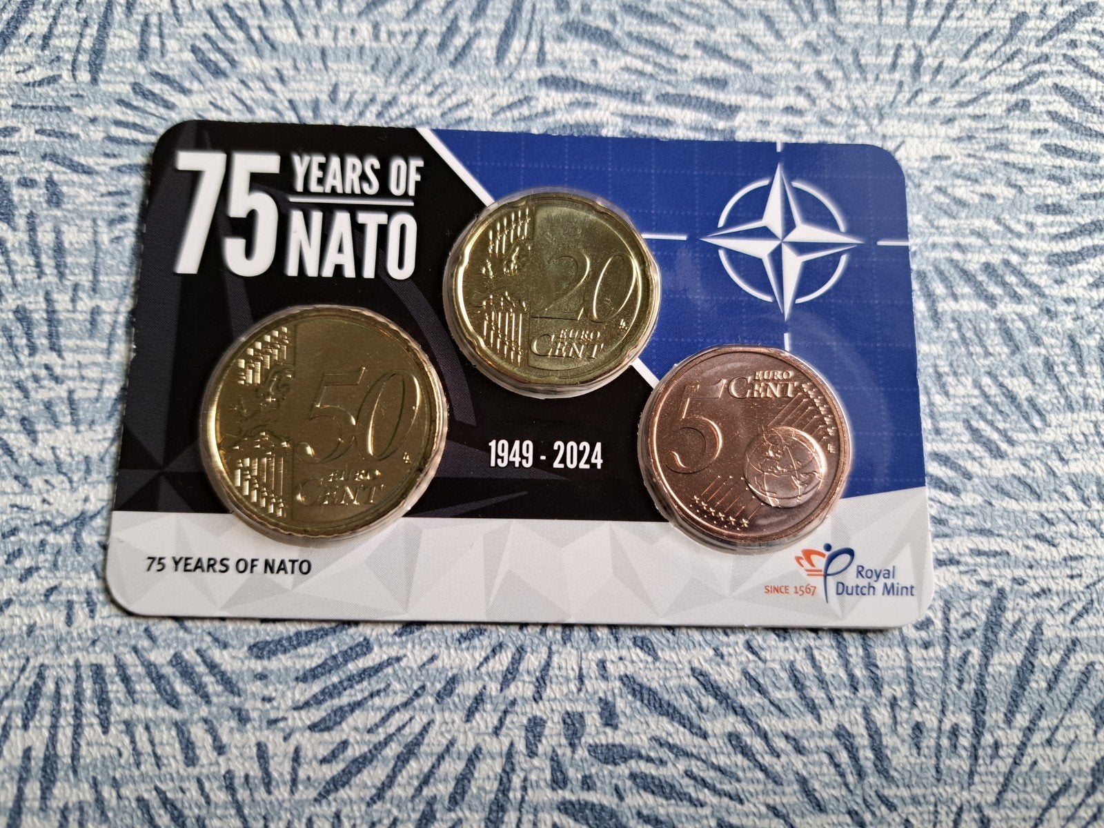 coincard 75 jaar NAVO / NATO 2024, Postzegels en Munten, Munten | Europa | Euromunten, Ophalen of Verzenden, Overige landen