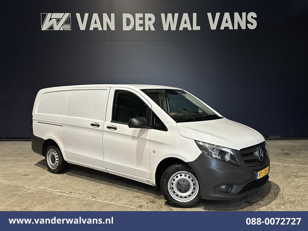 Mercedes-Benz Vito 110 CDI L2H1 Euro6 Airco | Camera | Navig, Auto's, Gebruikt, 4 cilinders, 2000 kg, Wit