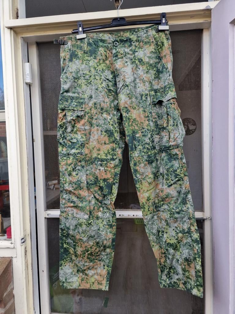 Camouflage broek en shirt, Ophalen of Verzenden, Landmacht, Nederland, Kleding of Schoenen