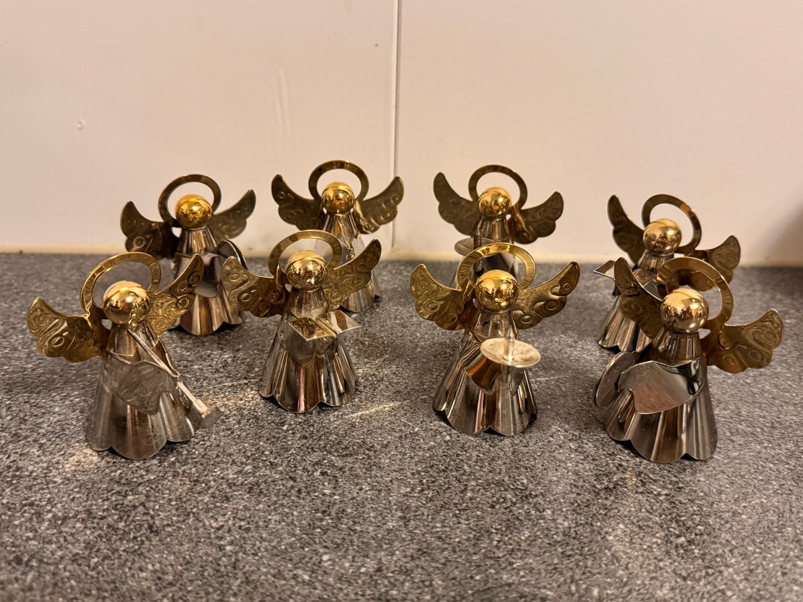 8 kerstengeltjes, Ophalen of Verzenden, Zo goed als nieuw