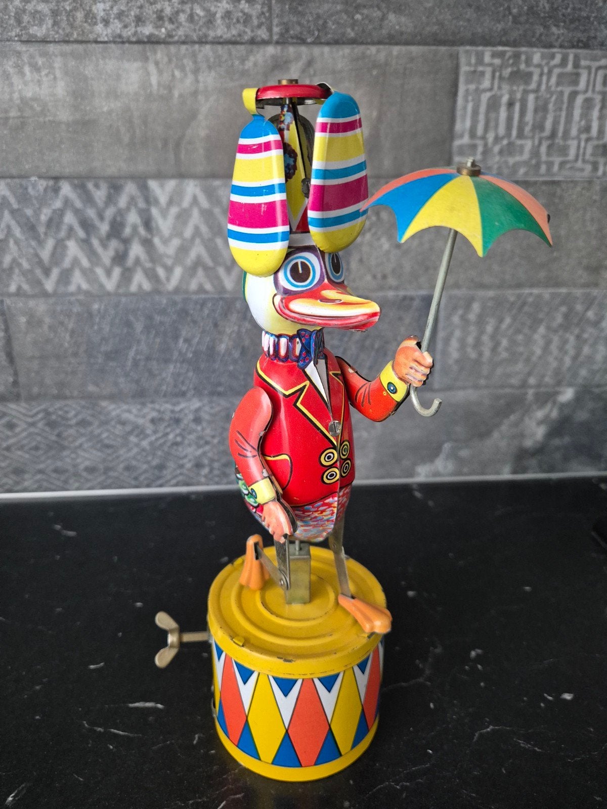 Dansende Eend met Opwindmechanisme - Vintage Speelgoed, Ophalen