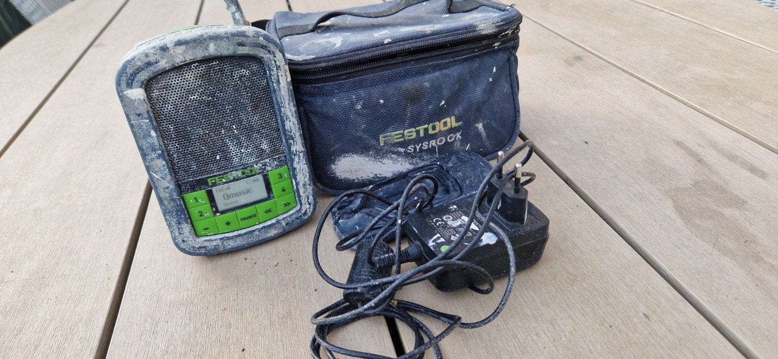 Festool Sysrock Radio BR10 met lader en tas., Ophalen of Verzenden, Gebruikt