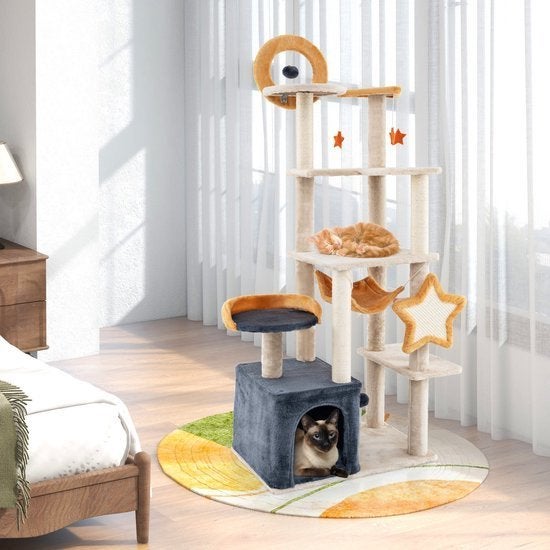 Kattenboom – Krabpaal – Klimtoren – Kattenhuis, Corvance B.V., Verzenden, Nieuw, Corvancebol@gmail.com