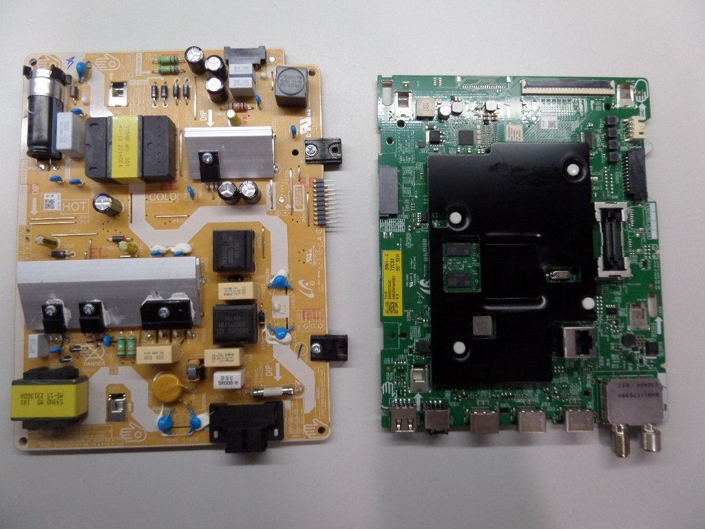 samsung 55" tv  mainboard + voeding, Ophalen, Gebruikt