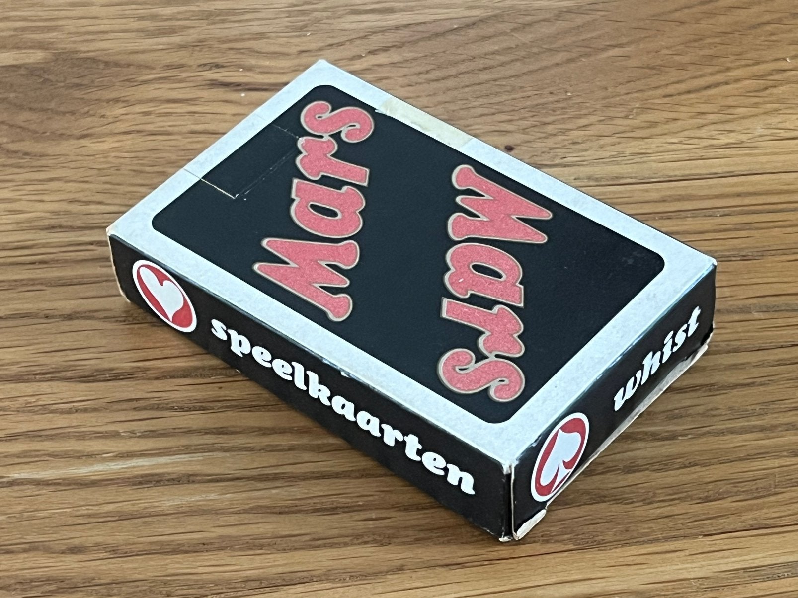 Vintage Mars speelkaarten Carta Mundi 1988 – 2 jokers, Verzamelen, Verzenden, Gebruikt, Speelkaart(en)