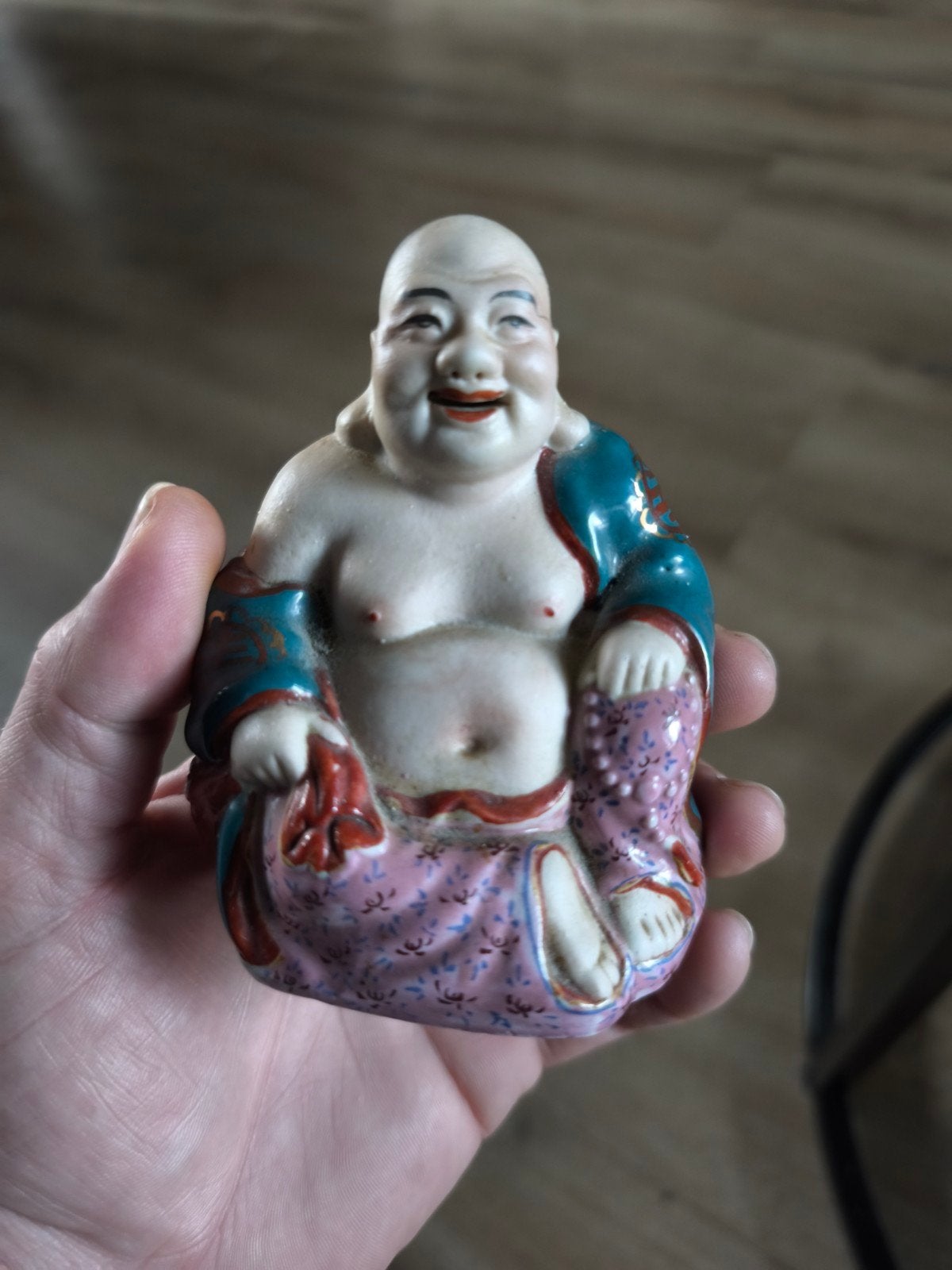 Kleine Chinese Porseleinen Boeddha - Republiek Periode, Ophalen of Verzenden