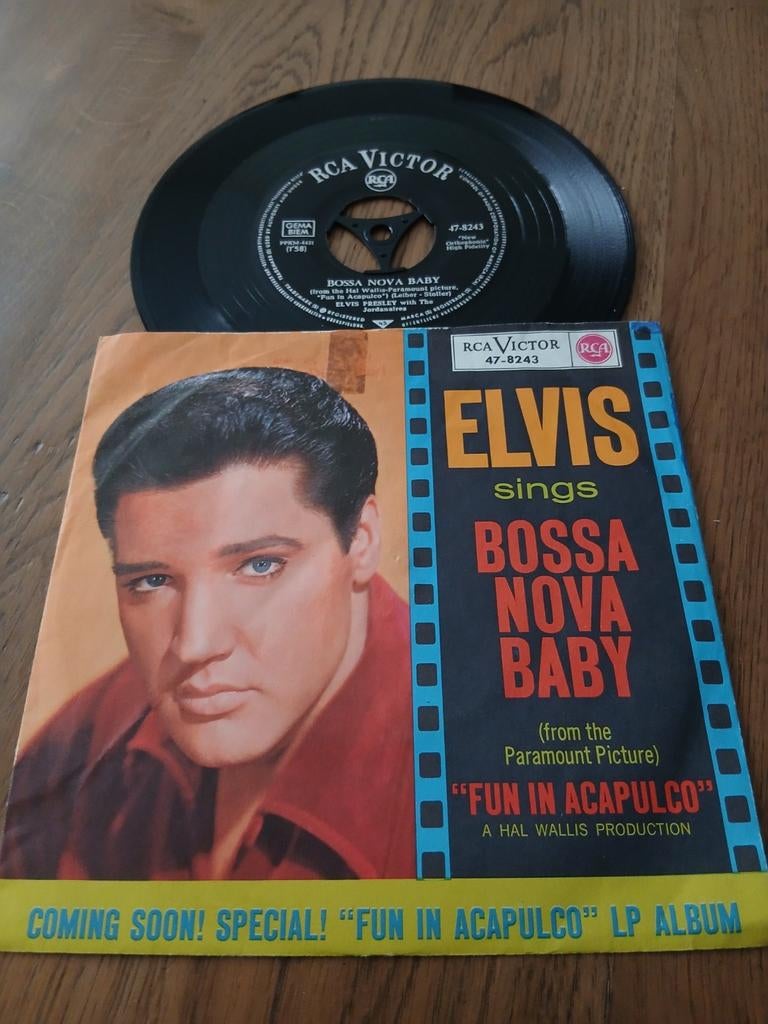 VINYL SINGLE   ELVIS PRESLEY    1963, Cd's en Dvd's, Overige formaten, Ophalen of Verzenden, Zo goed als nieuw, Rock-'n-Roll