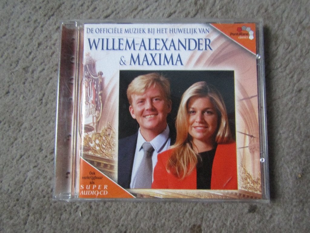 CD: Officiele huwelijksmuziek van Willem Alexander & Maxima, Ophalen of Verzenden, Gebruikt, Nederland, Overige typen