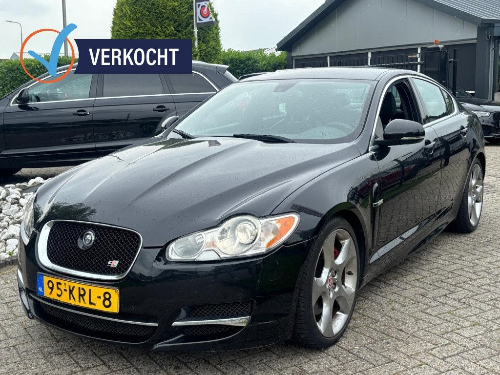 Jaguar XF 3.0D Diesel V6 S Portfolio 2010 Zwart Youngtimer, Auto's, Euro 5, 15 km/l, Gebruikt, 2993 cc