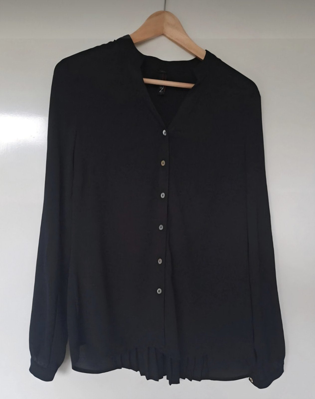 NED blouse zwart maat 36, ZGAN, Zwart, Ophalen of Verzenden, Zo goed als nieuw, NED