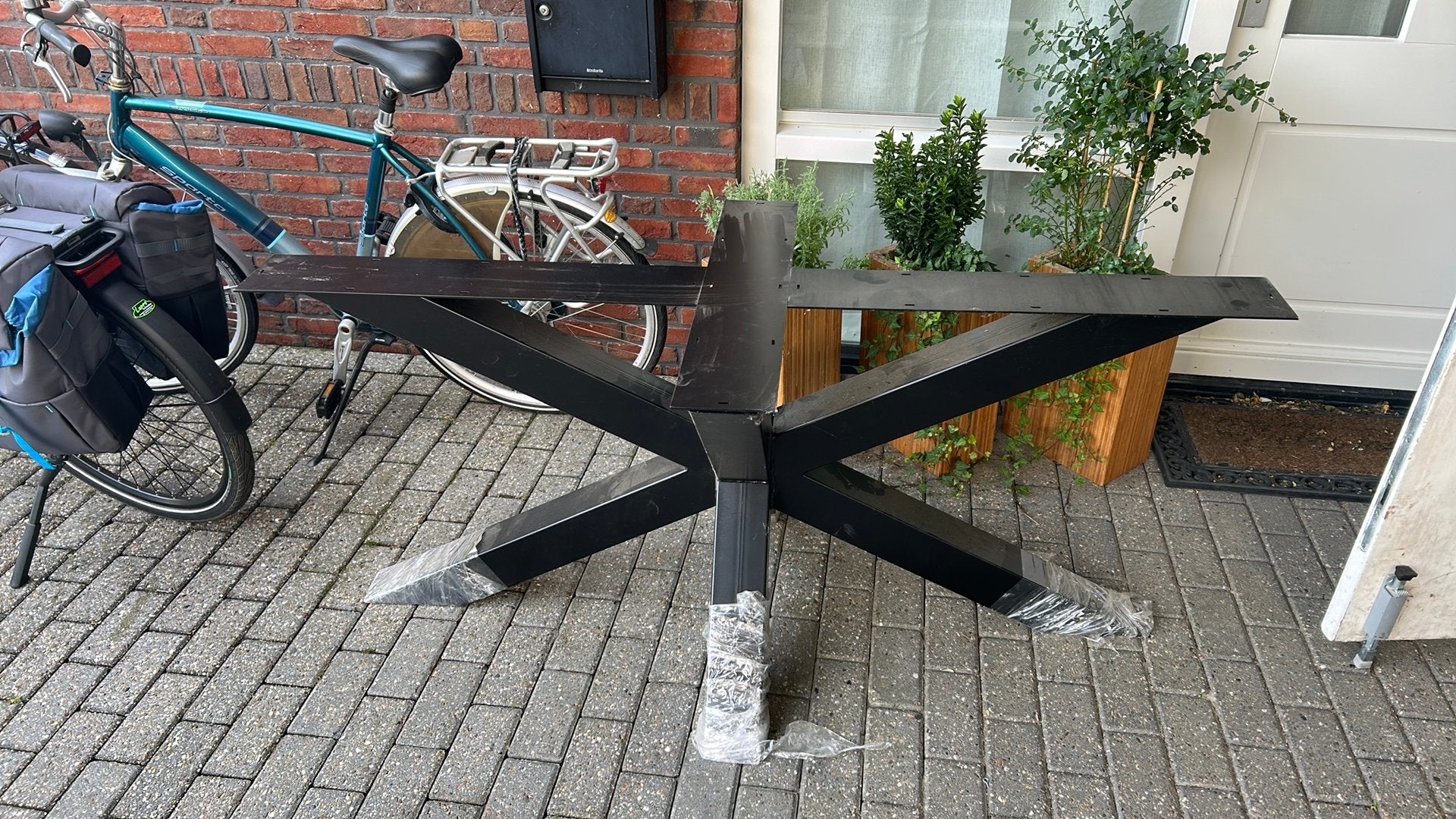 Nieuw, Ophalen, Tafelpoot, 100 tot 150 cm, Rond