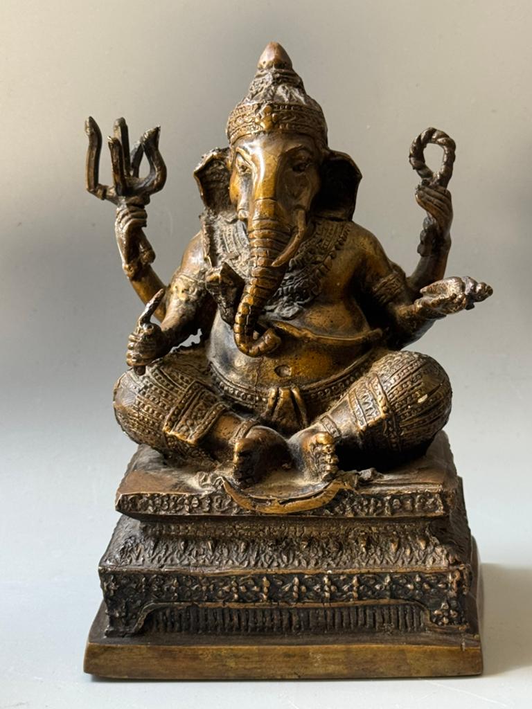 bronzen beeld van Ganesha, Ophalen of Verzenden