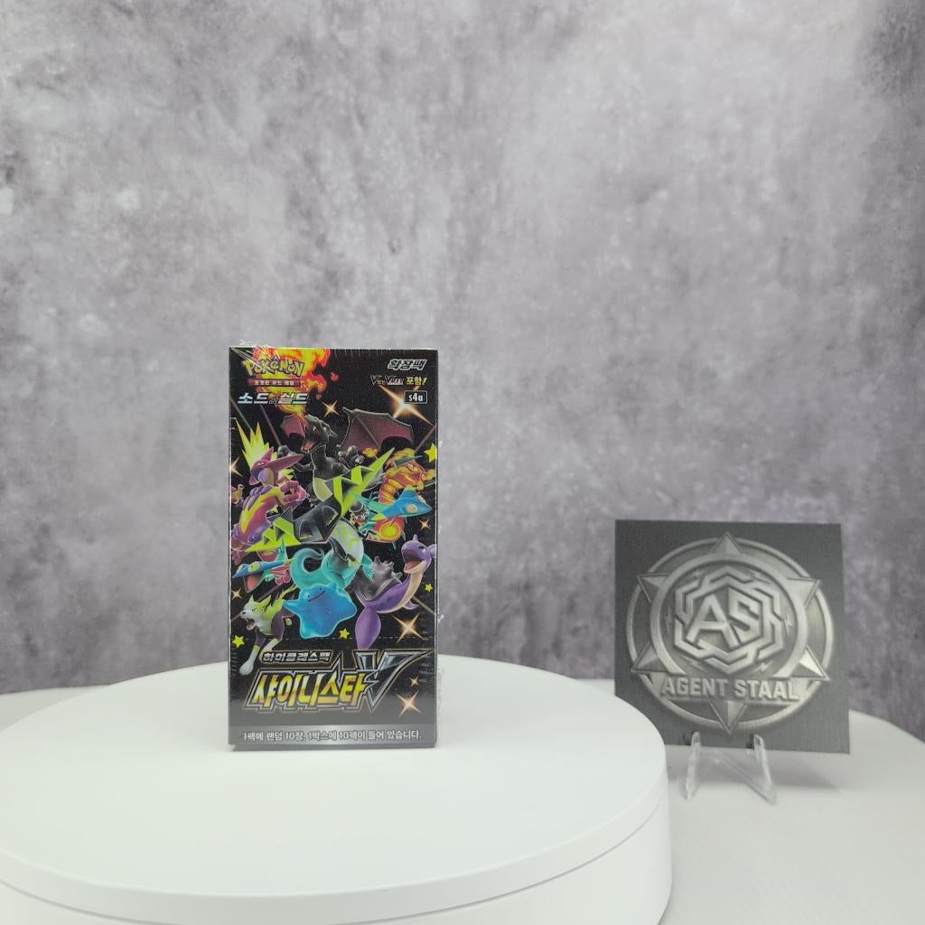 Pokémon Shiny Star V S4a Sealed Booster Box Korean #114, Ophalen of Verzenden, Nieuw, Boosterbox, Foil
