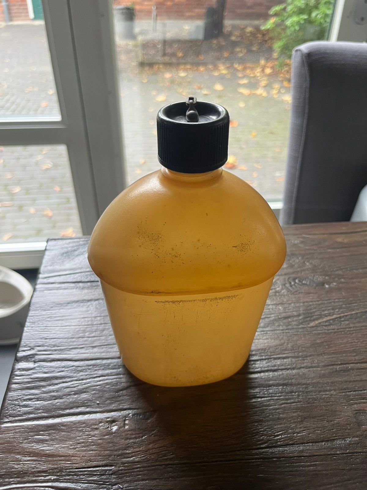 US M-1942 ethocel canteen 1943 WO2, Verzamelen, Ophalen of Verzenden, Landmacht, Amerika, Overige typen