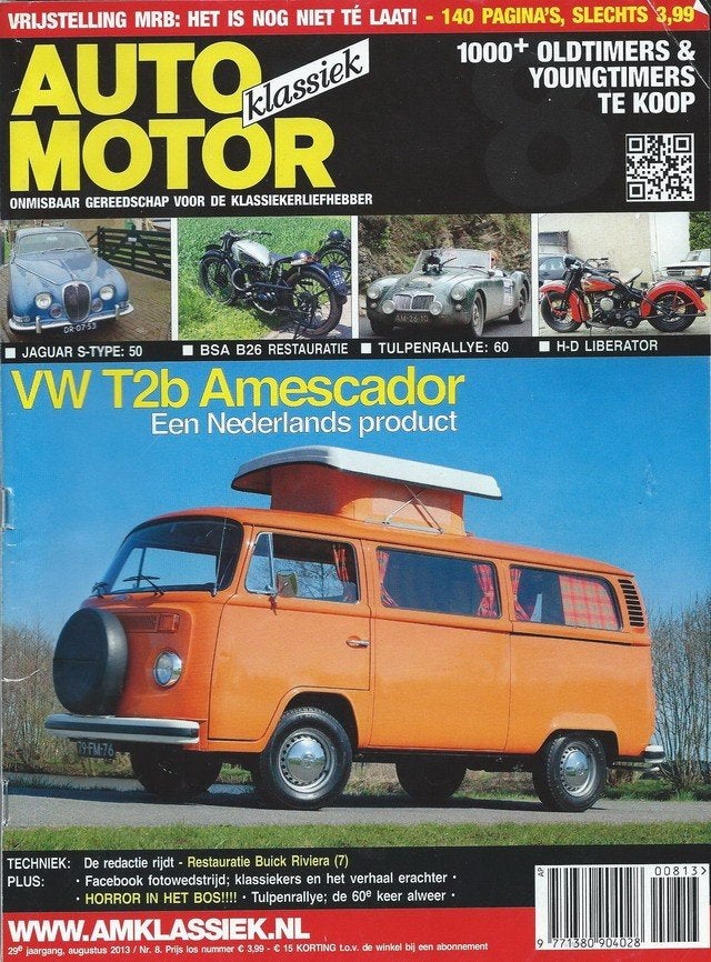 AMK 8 2013 : VW T2 Camper - Buick Series 700 - Jaguar S-type, Ophalen of Verzenden, Gelezen, Algemeen
