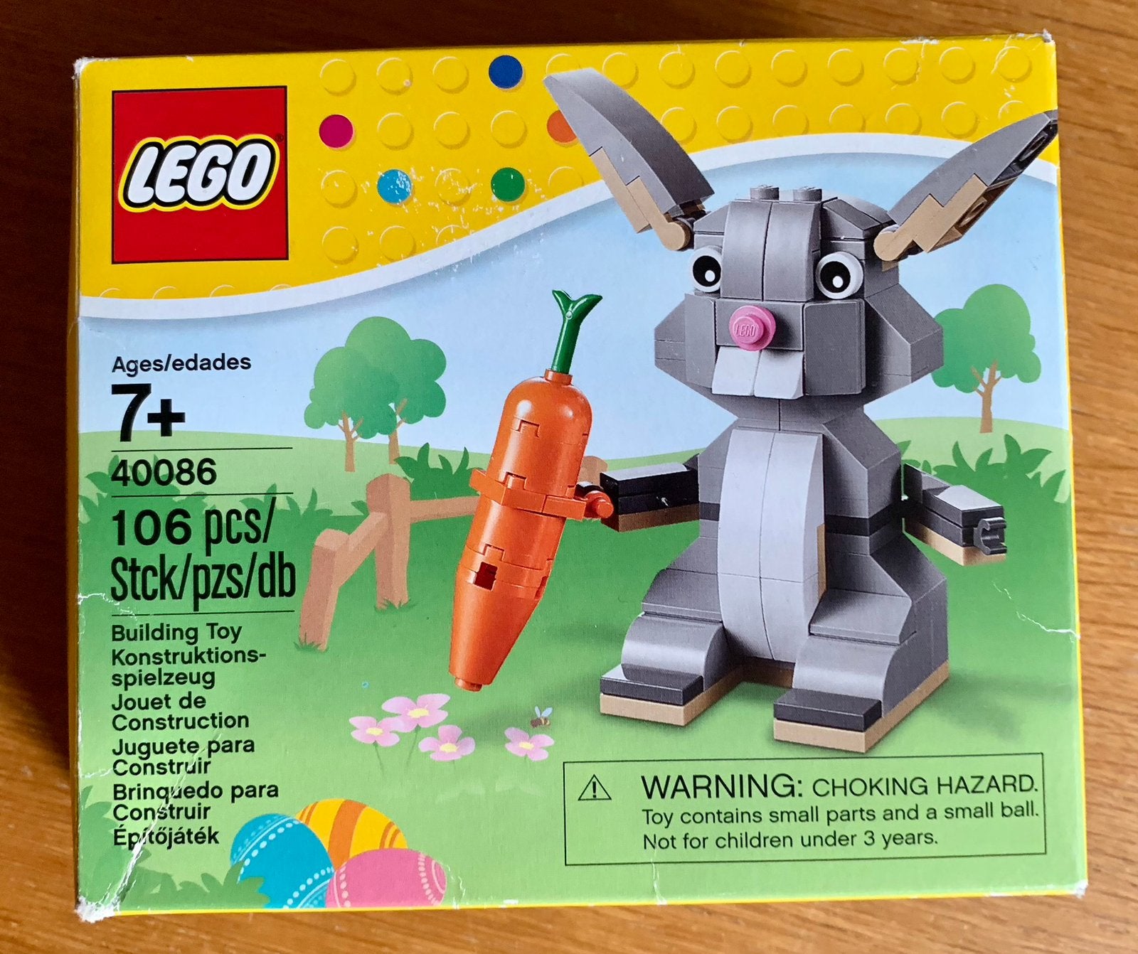 TE KOOP: Lego Paashaas met wortel 40086 ZGAN, Compleet, Lego, Ophalen of Verzenden, Zo goed als nieuw