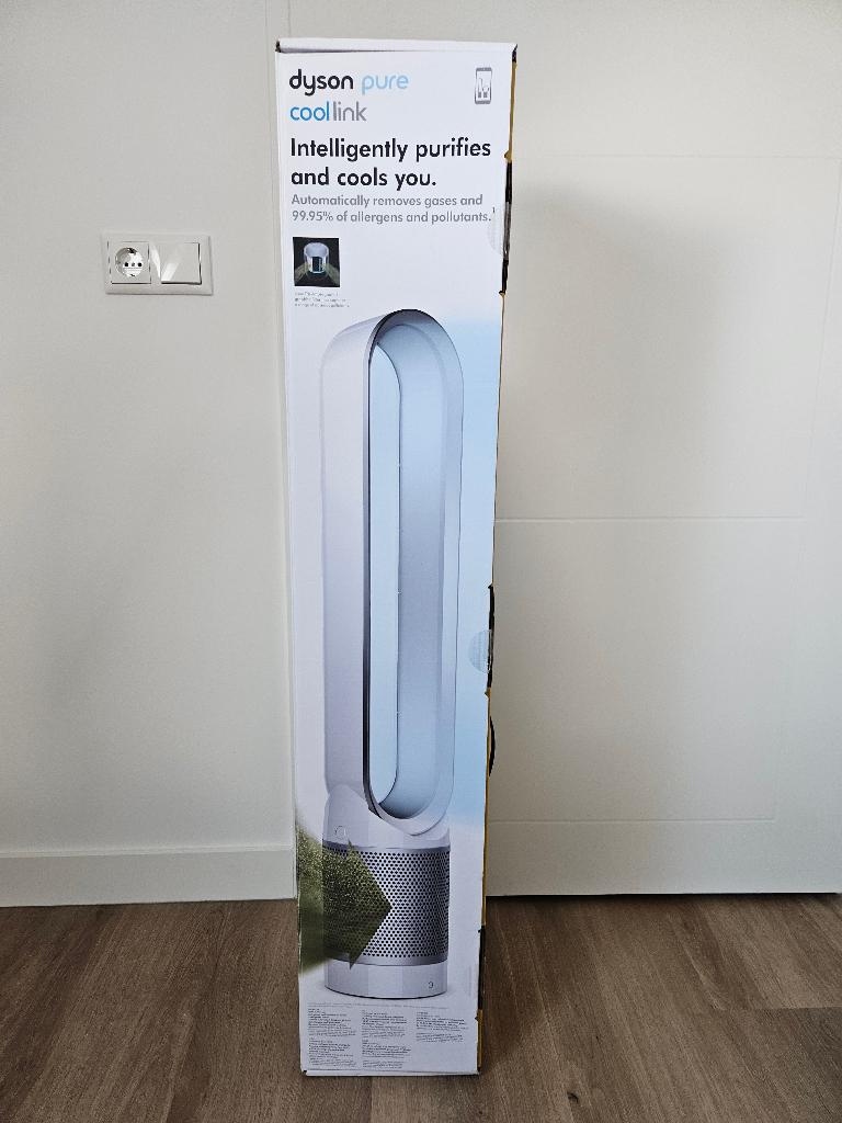 Dyson pure cool ventilator en luchtzuivering, Ophalen, Ventilator met afstandsbediening, Zo goed als nieuw, Torenventilator