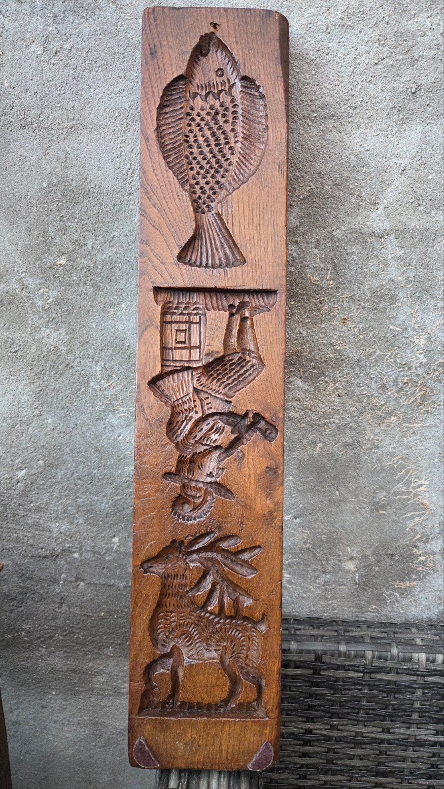 speculaasplank tweezijdig., Antiek en Kunst, Verzenden