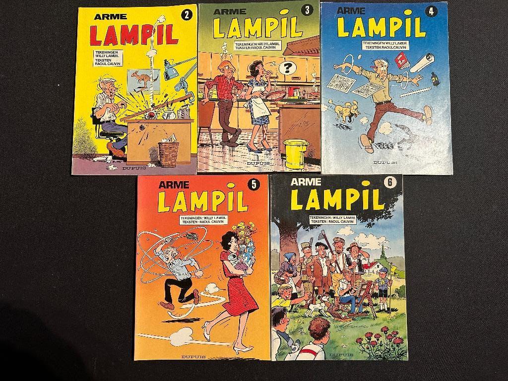 Stripboeken - Arme Lampil - strips - Lambil Cauvin, Meerdere stripboeken, Ophalen of Verzenden, Gelezen, Lambil en Cauvin