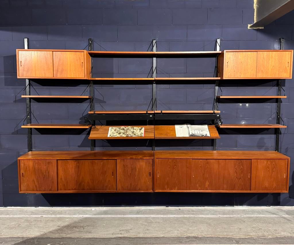 Poul Cadovius by Royal System vintage modulair wandsysteem, Ophalen of Verzenden, Zo goed als nieuw, 25 tot 50 cm, 200 cm of meer