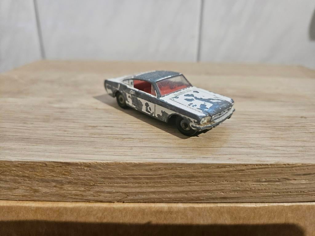 Lesney Matchbox Ford Mustang No 8, Ophalen of Verzenden, Gebruikt, Auto