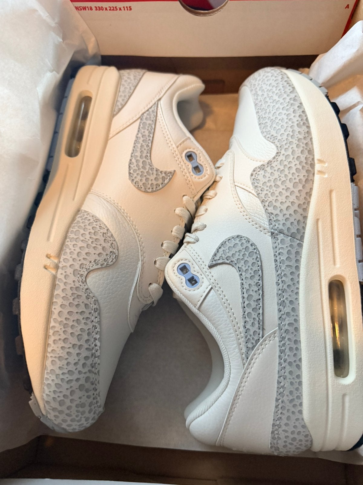 Nike air max 1 summit safari maat 42,5, Kleding | Heren, Ophalen of Verzenden, Nieuw, Sneakers of Gympen
