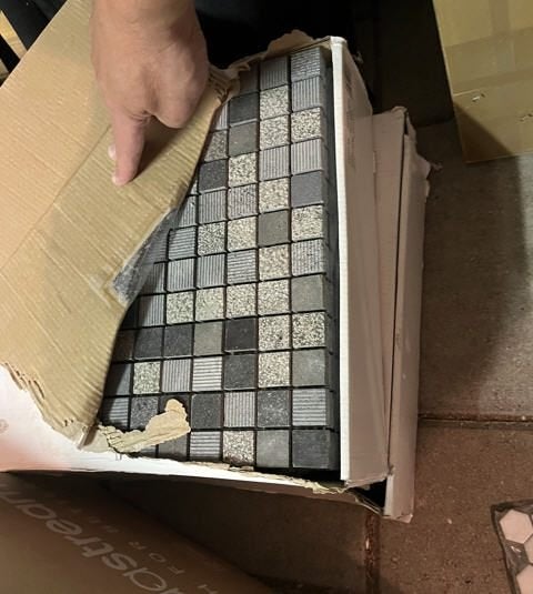 Mosaic tiles - natuursteen, Ophalen, 60 cm of meer, Hardsteen, Nieuw