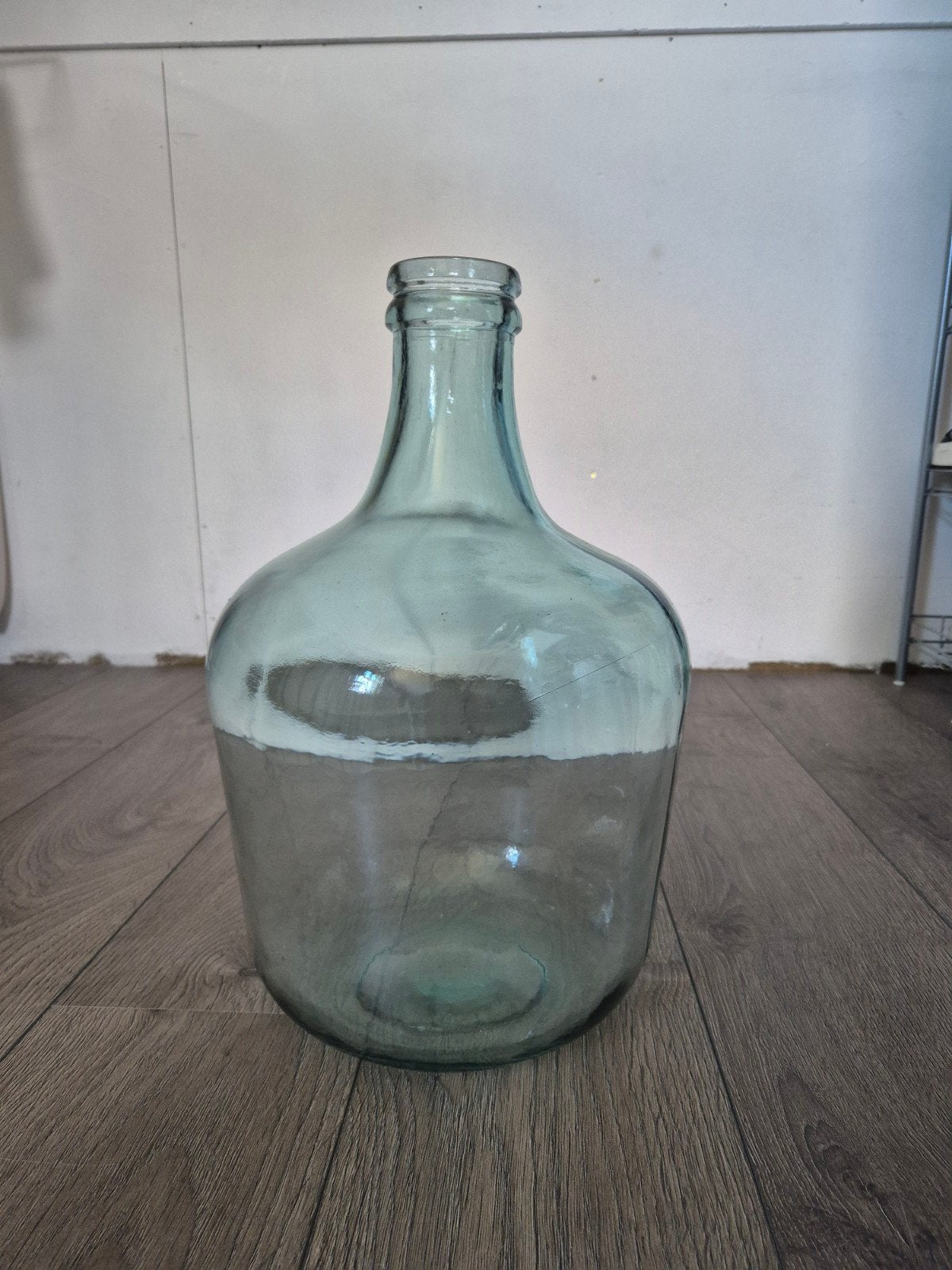 Grote glazen fles / mandfles / demijohn, Ophalen