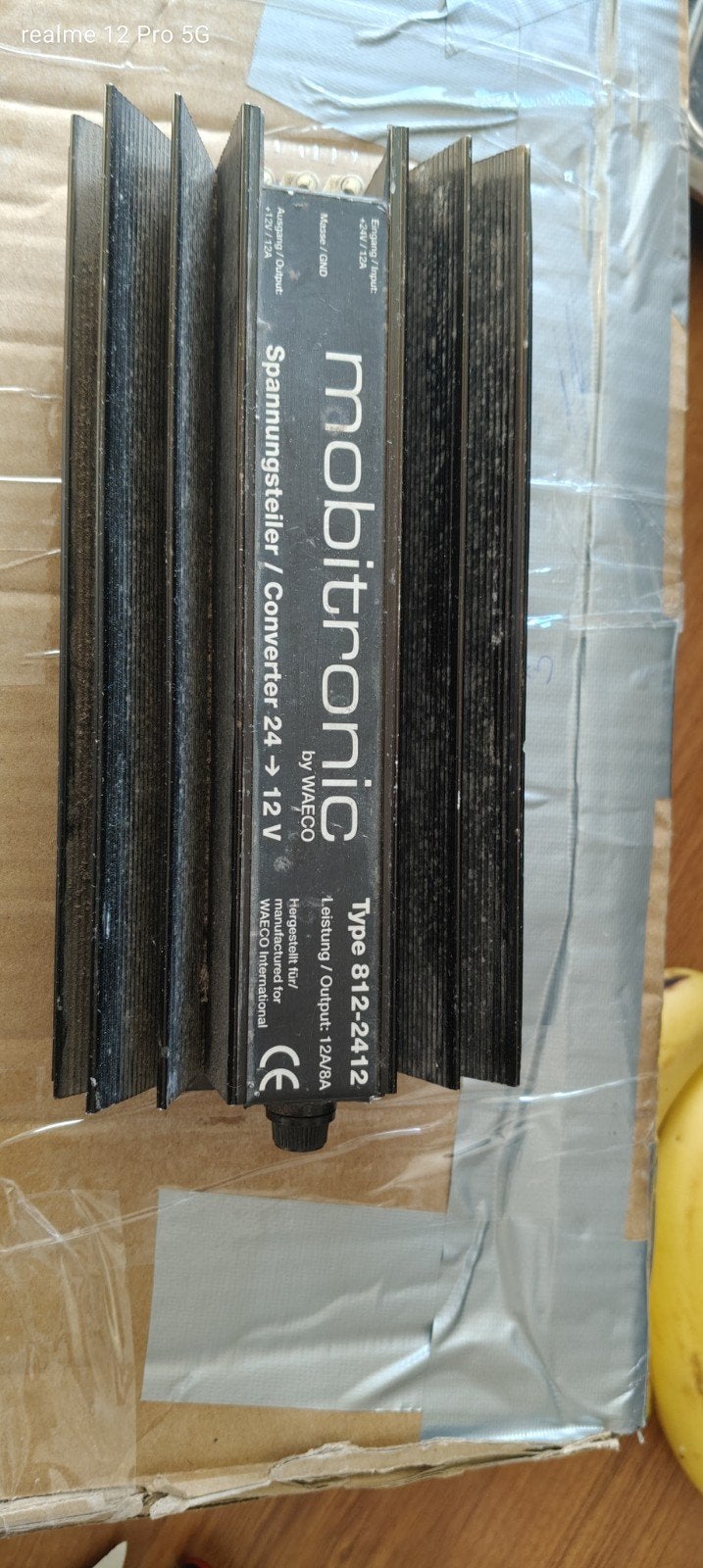 Waeco Mobitronic 24V naar 12V omvormer 8A, Ophalen of Verzenden