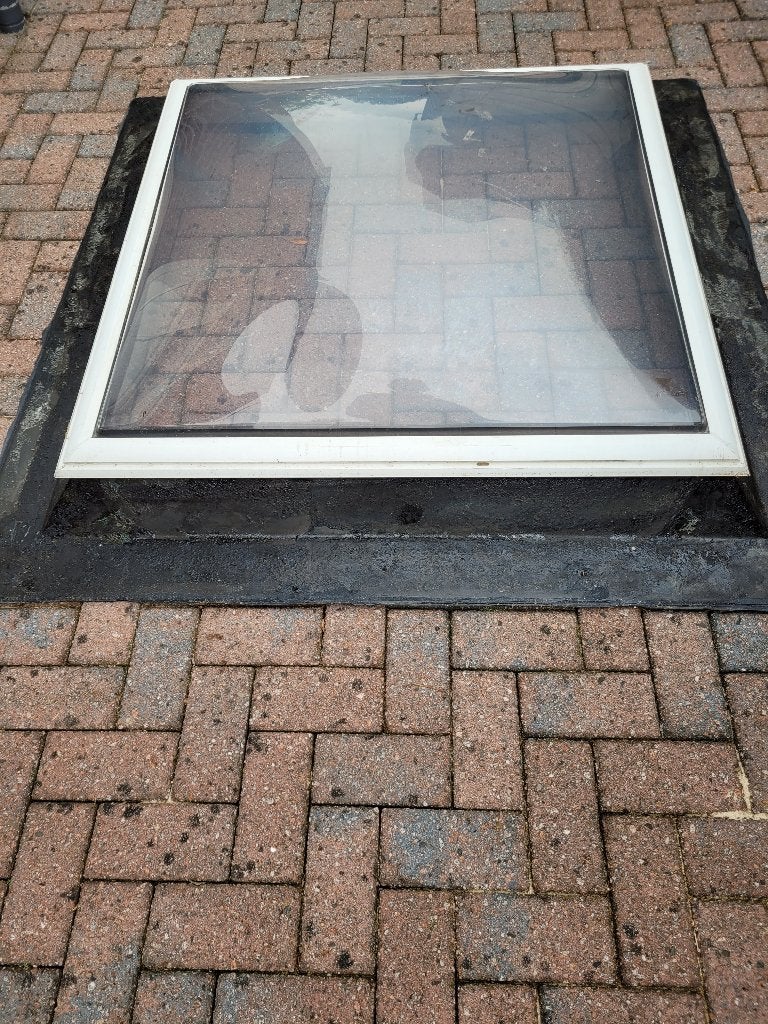 lichtkoepel plat dak, Doe-het-zelf en Verbouw, Glas en Ramen, Ophalen, Gebruikt, Minder dan 80 cm, Minder dan 80 cm