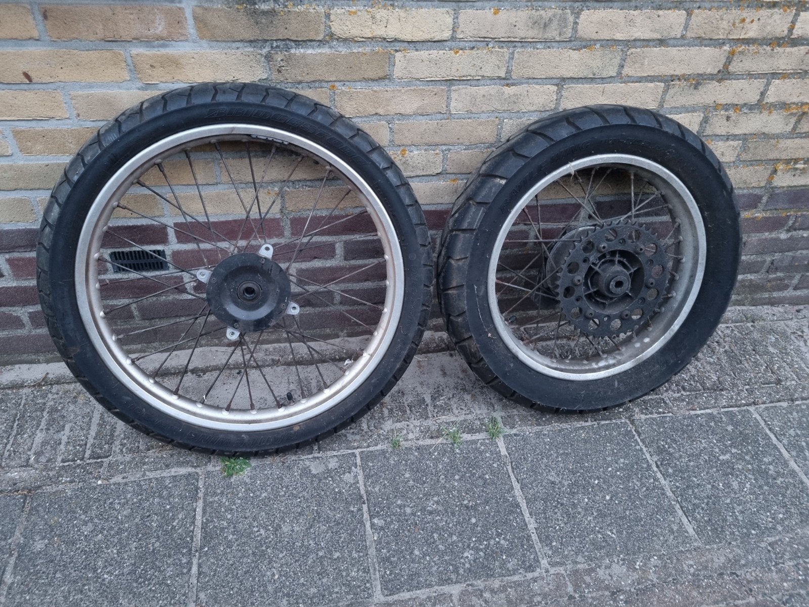 Honda NX650 Dominator wielen (voor en achter), Ophalen of Verzenden, Gebruikt