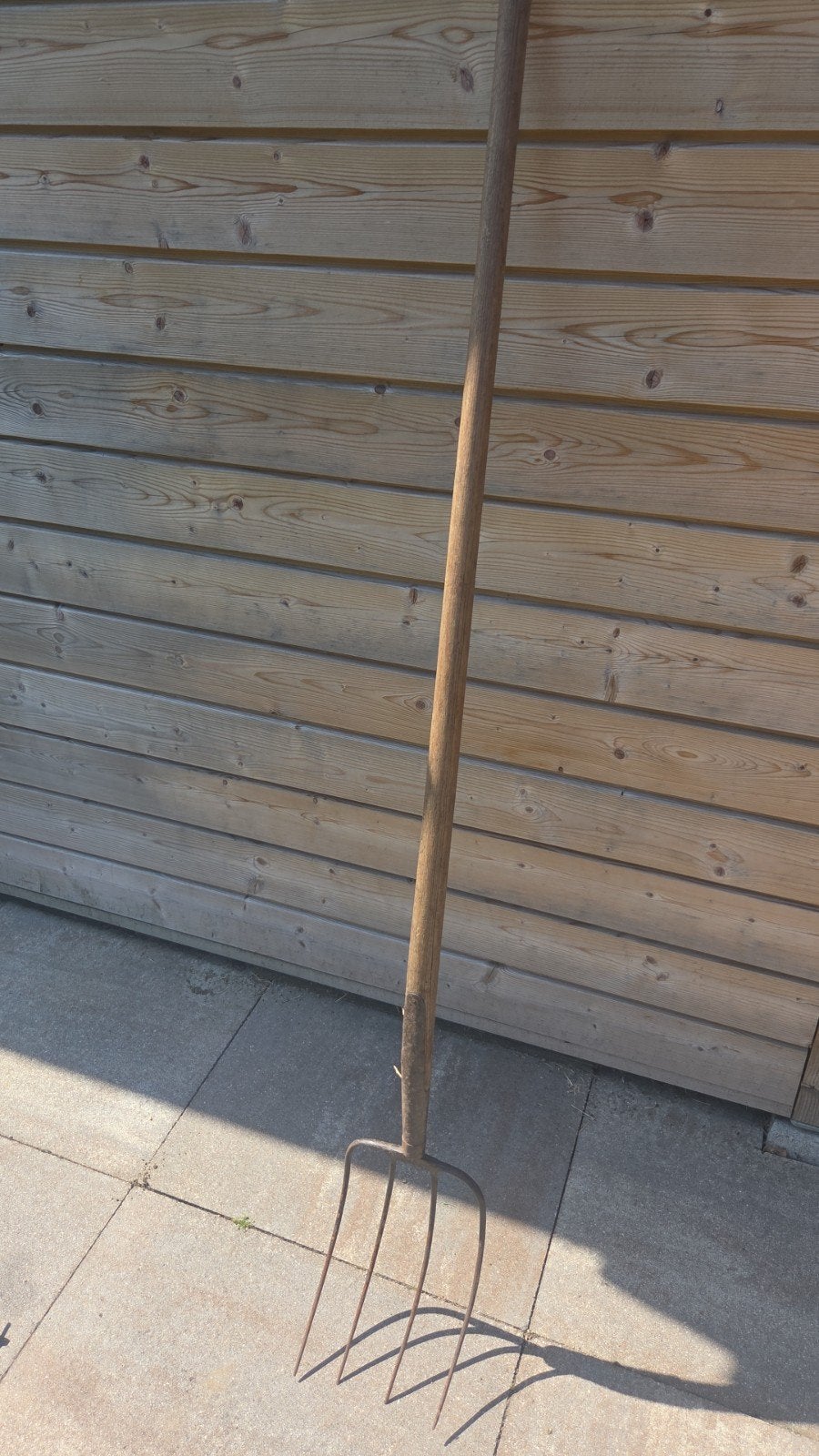 Oude hooivork met houten steel, Ophalen, Gebruikt, Overige typen, Overige merken