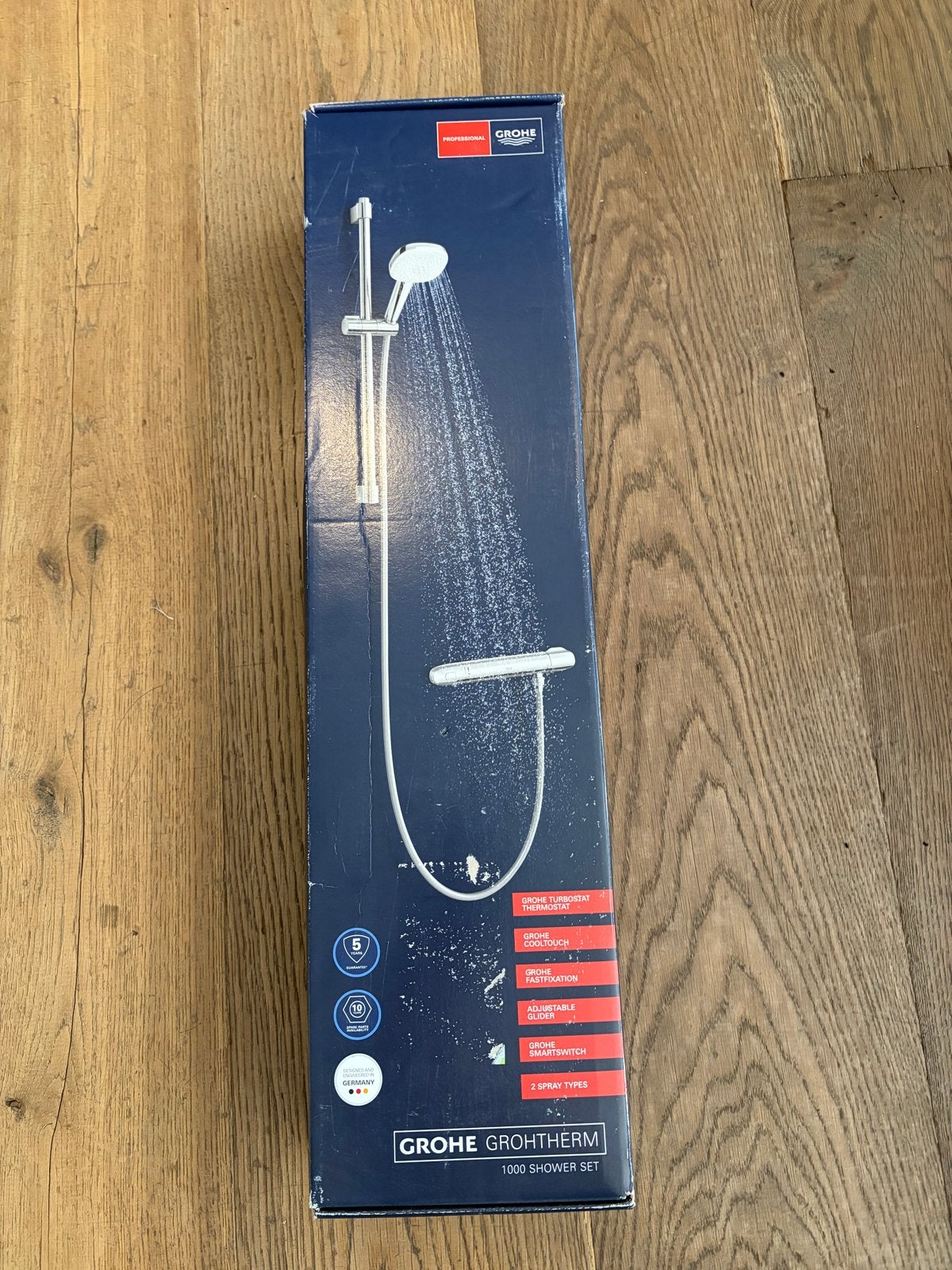 Grohe Grohtherm 1000 Doucheset - Nieuw in doos, Doe-het-zelf en Verbouw, Ophalen of Verzenden, Nieuw, Chroom, Douche