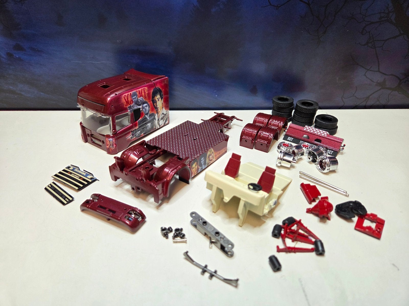 Tekno Scania 4-serie longline onderdelen, Hobby en Vrije tijd, Modelauto's | 1:50, Jobo.models@gmail.com, Ophalen of Verzenden