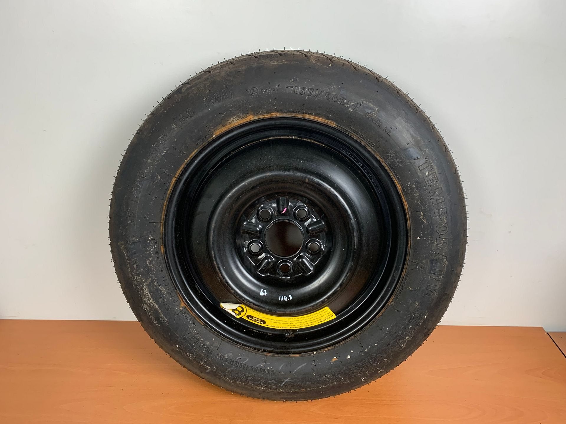thuiskomer 16 inch 5x114.3 67,1 kia mazda hyundai mitsubishi, Overige, Gebruikt, 155 mm, -