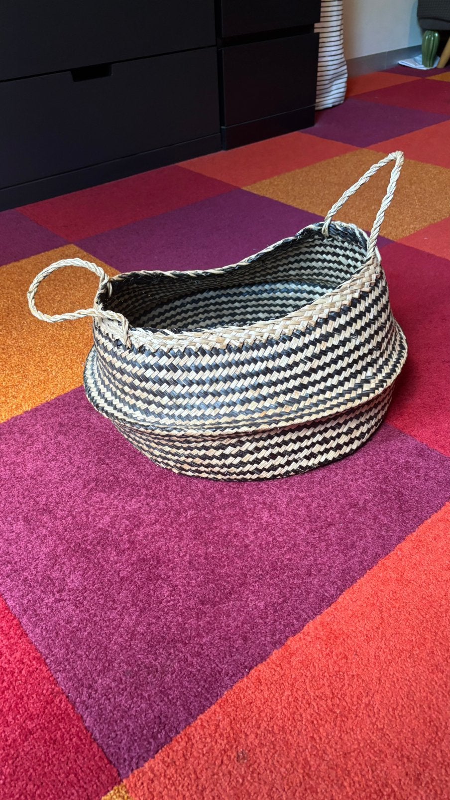 Decorative Basket, Mand, Ophalen of Verzenden, Zo goed als nieuw, Riet