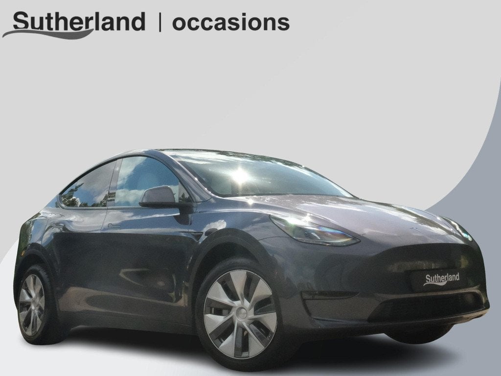 Tesla Model Y Long Range Dual Motor AWD 514 PK | Panoramadak, Auto's, Tesla, Stof, Gebruikt, Vierwielaandrijving, 507 km